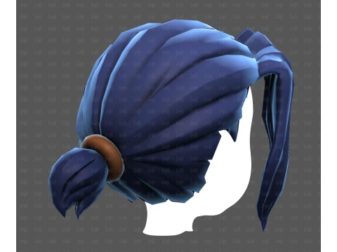 Base Hair for Boy V78 3D Model