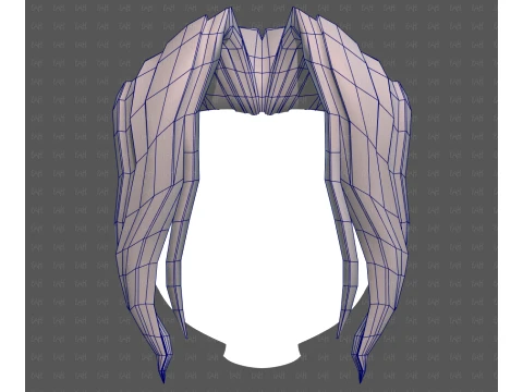 Base Hair for Boy V78 3D Model