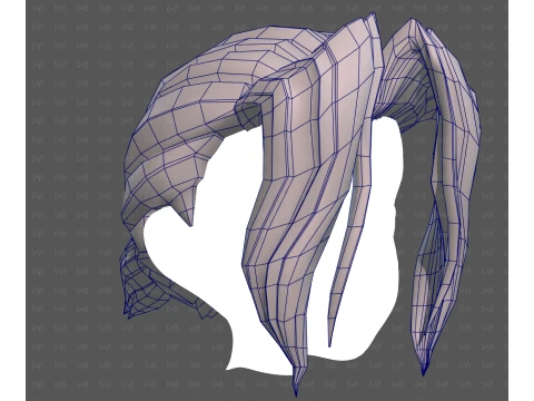 Base Hair for Boy V78 3D Model