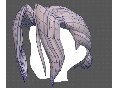 Base Hair for Boy V78 3D Model