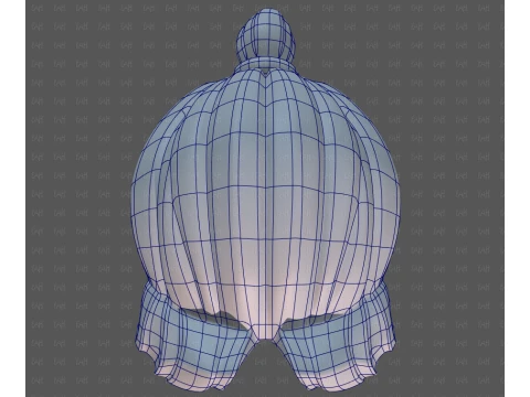 Base Hair for Boy V78 3D Model