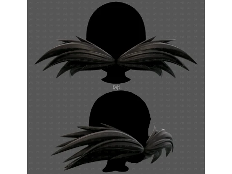 Beard V77 Model 3D