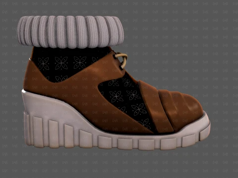 Shoes cartoonV70 3D Model