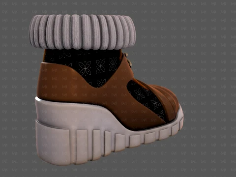 Shoes cartoonV70 3D Model
