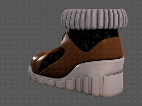 Shoes cartoonV70 3D Model