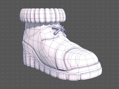 Shoes cartoonV70 3D Model