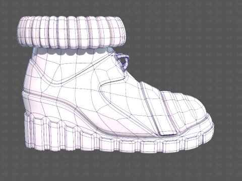 Shoes cartoonV70 3D Model