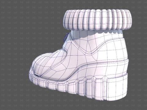 Shoes cartoonV70 3D Model