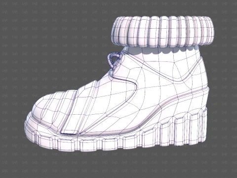 Shoes cartoonV70 3D Model