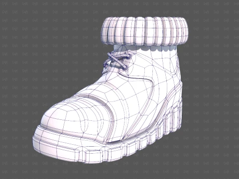 Shoes cartoonV70 3D Model