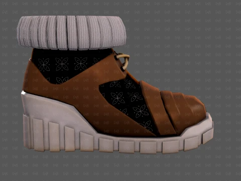 Shoes cartoonV70 3D Model