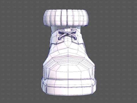 Shoes cartoonV70 3D Model