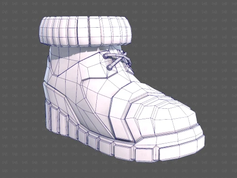 Shoes cartoonV70 3D Model