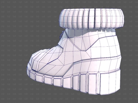 Shoes cartoonV70 3D Model