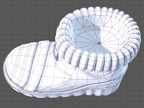 Shoes cartoonV70 3D Model