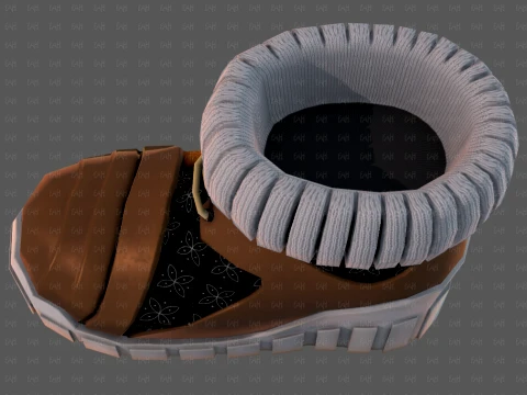Shoes cartoonV70 3D Model