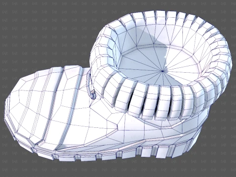 Shoes cartoonV70 3D Model
