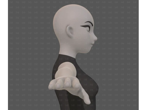 Base mesh woman 29 3D Model