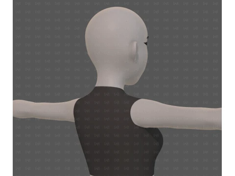 Base mesh woman 29 3D Model