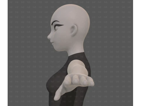 Base mesh woman 29 3D Model