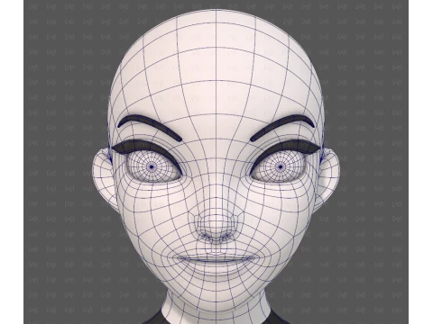 Base mesh woman 29 3D Model