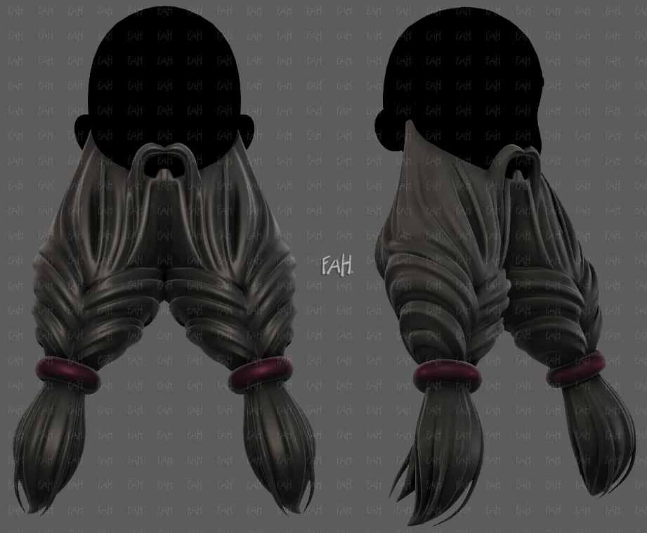 Beard V79 3D Model .c4d .max .obj .3ds .fbx .stl .blend 