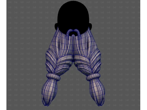 Beard V79 3D Model