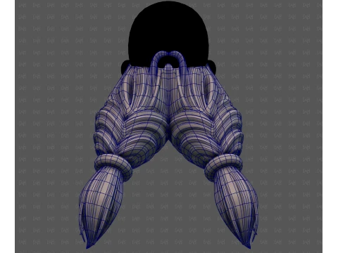 Beard V79 3D Model