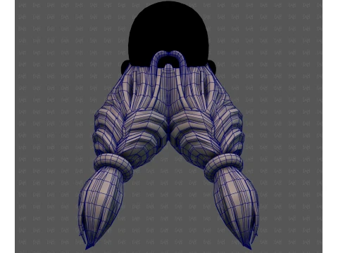 Beard V79 3D Model