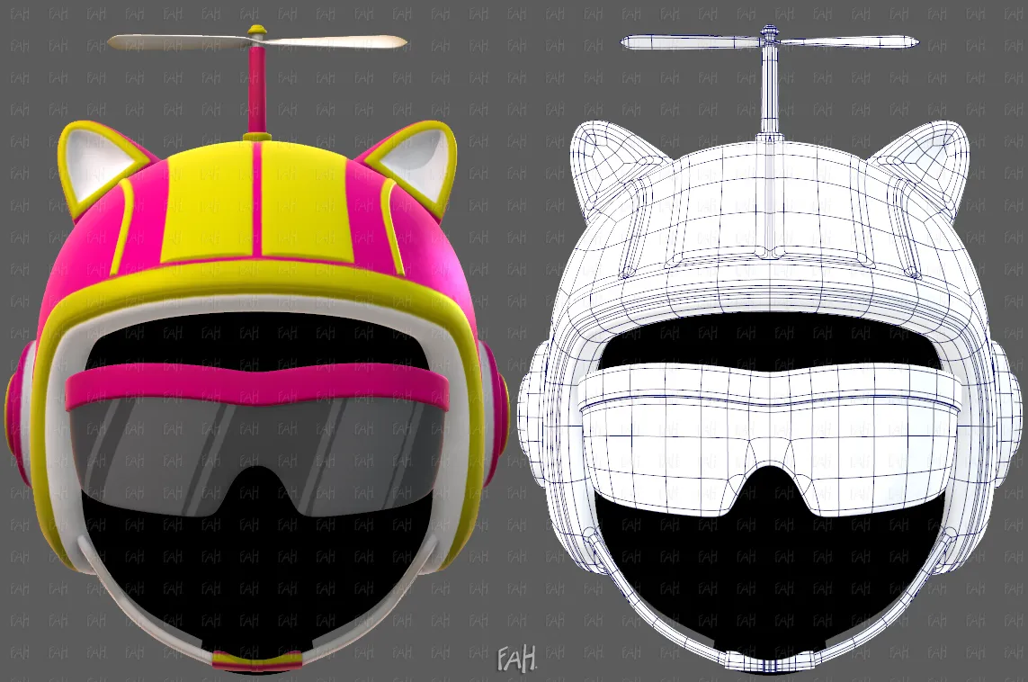 Cap V108 3D Model .c4d .max .obj .3ds .fbx .stl .blend 