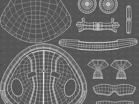 Cap V108 3D Model