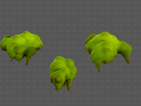 Trees Cartoon V76 3D Model