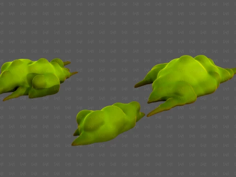 Trees Cartoon V76 3D Model