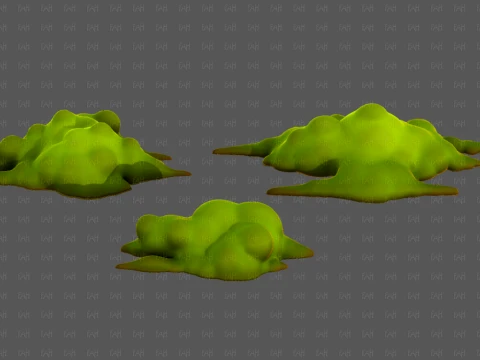Trees Cartoon V76 3D Model