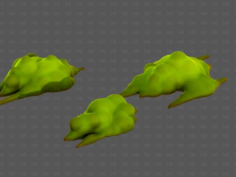 Trees Cartoon V76 3D Model