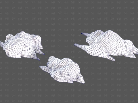 Trees Cartoon V76 3D Model