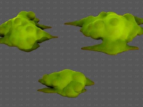 Trees Cartoon V76 3D Model