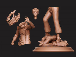 jujutsu kaisen - yuji itadori 3d print 3D Принт Модель