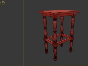 side table 3D Model