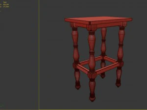 side table 3D Model