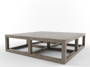 rh coffee table 3D 模型