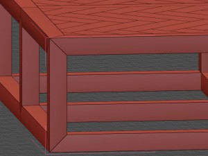 rh coffee table 3D 模型