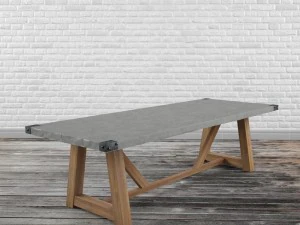 table &agrave; manger contemporaine Modèle 3D