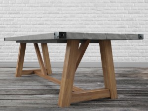 contemporary dining table 3D 모델