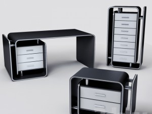Office furniture Modello 3D