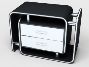 Office furniture 3D मॉडल