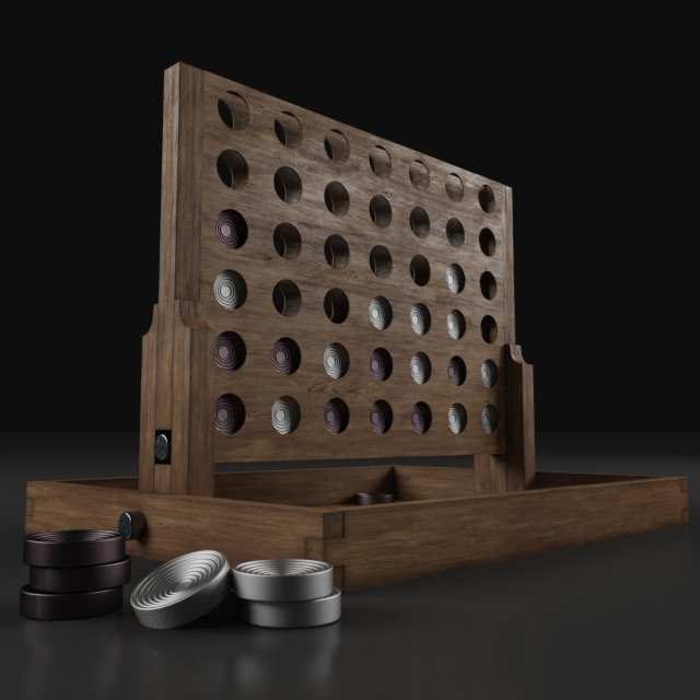 rh connect four 3D Model .c4d .max .obj .3ds .fbx .stl .blend 