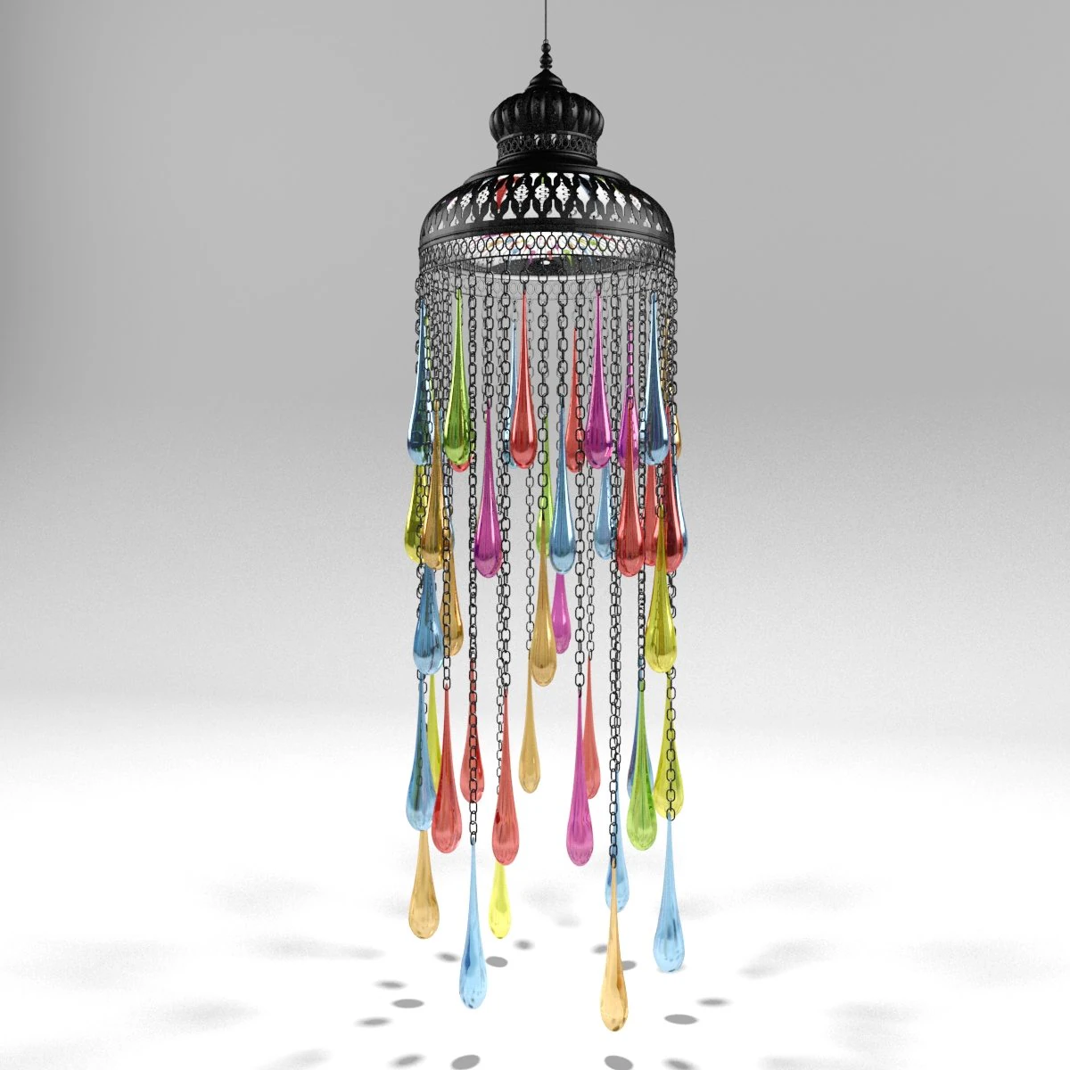 阿拉伯灯笼 3D 模型 .c4d .max .obj .3ds .fbx .stl .blend 