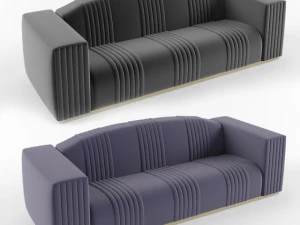 cadillac sofa rugiano 3D Model