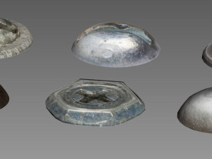 nails and bolts 3Dモデル